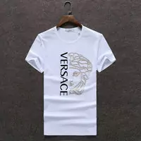 hombre versace shirt polo moitie visage blanc